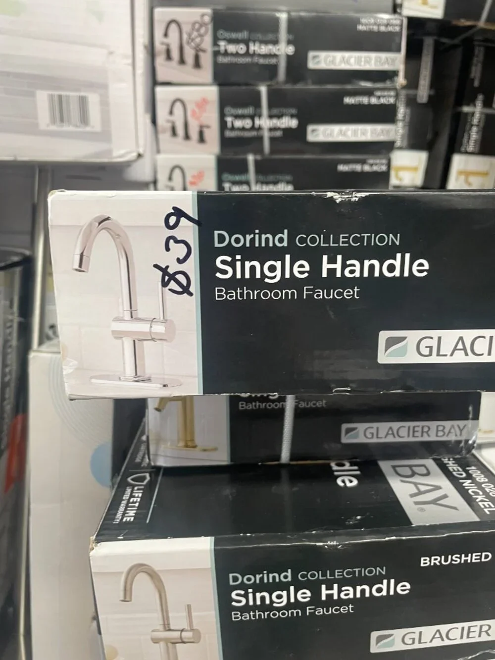 Glacier Bay Two handle Bathroom Faucet